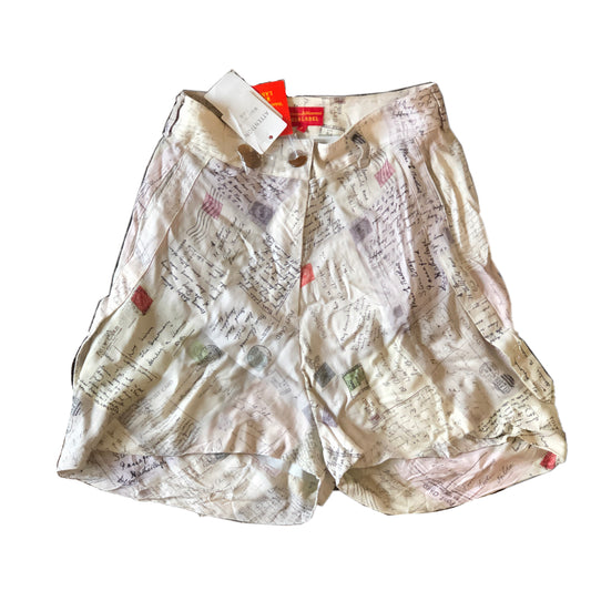 Vivienne Westwood Red Label Postcard Print Harem Shorts