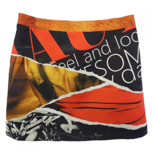 Moschino Couture Magazine Mini Skirt