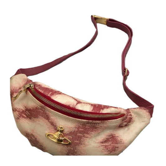 Vivienne Westwood Red/Cream Cameo Print Waistbag