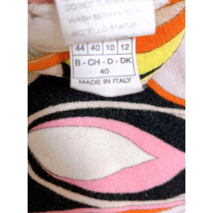 Emilio Pucci Terry Towel Abstract Culottes