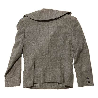 Courreges Sailor Collar Tweed Skort Suit