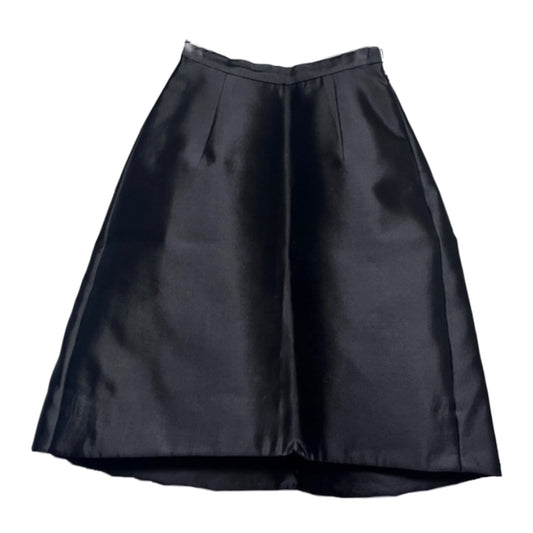 Prada Silk Flare Midi Bubble Skirt
