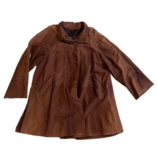Fendi Suede Layered Coat