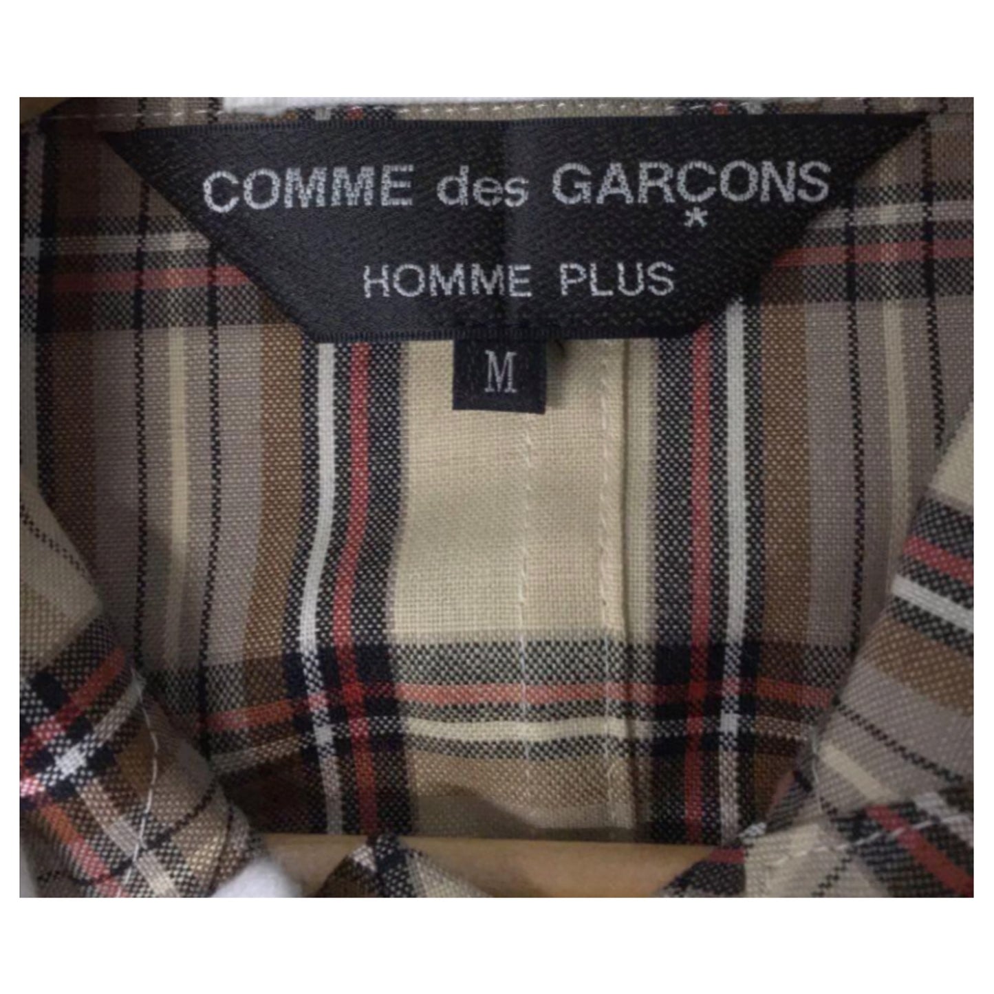 Comme Des Garcons Homme Plus Plaid LS Shacket