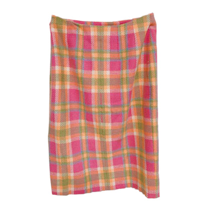 Christian Dior Checkered Midi Pencil Skirt