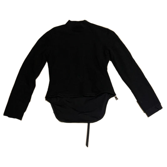 Prada Mock Neck LS Zipper Top