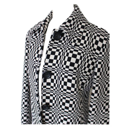 Celine Psychedelic Checkered Coat