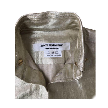 Junya Watanabe Comme Des Garcons Metallic Shirt w StudCollar