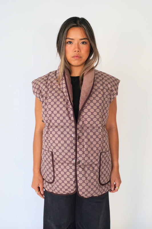 Celine Macadam Monogram Down Puffer Vest