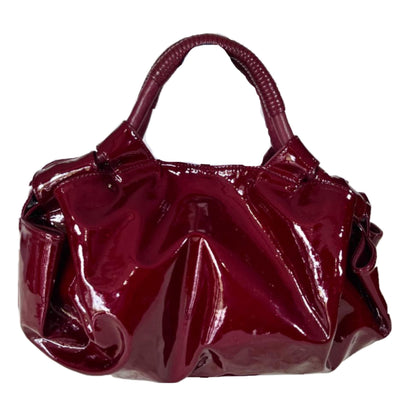 Loewe Oxblood Enamel Patent Leather Handbag