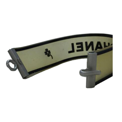 Chanel Rubber Logo Bangle Bracelet