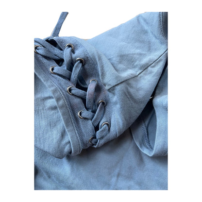 Christian Dior Lace Up Sleeve SS Pocket Tee