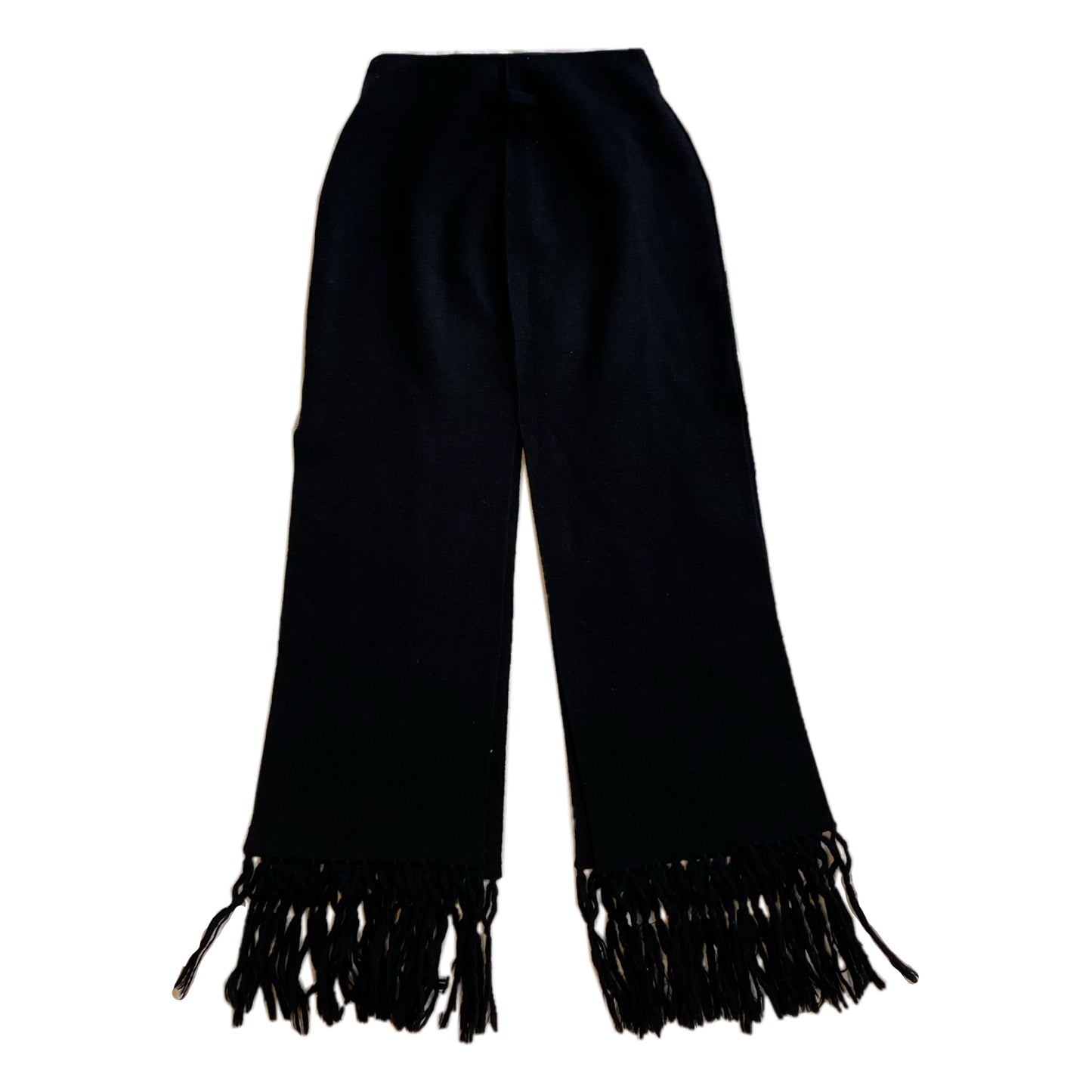 Jean paul Gaultier Knit Fringe Split Skirt
