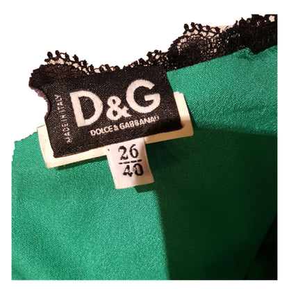 Dolce & Gabbana Lace Halterneck Sheer Pleated Skirt Dress