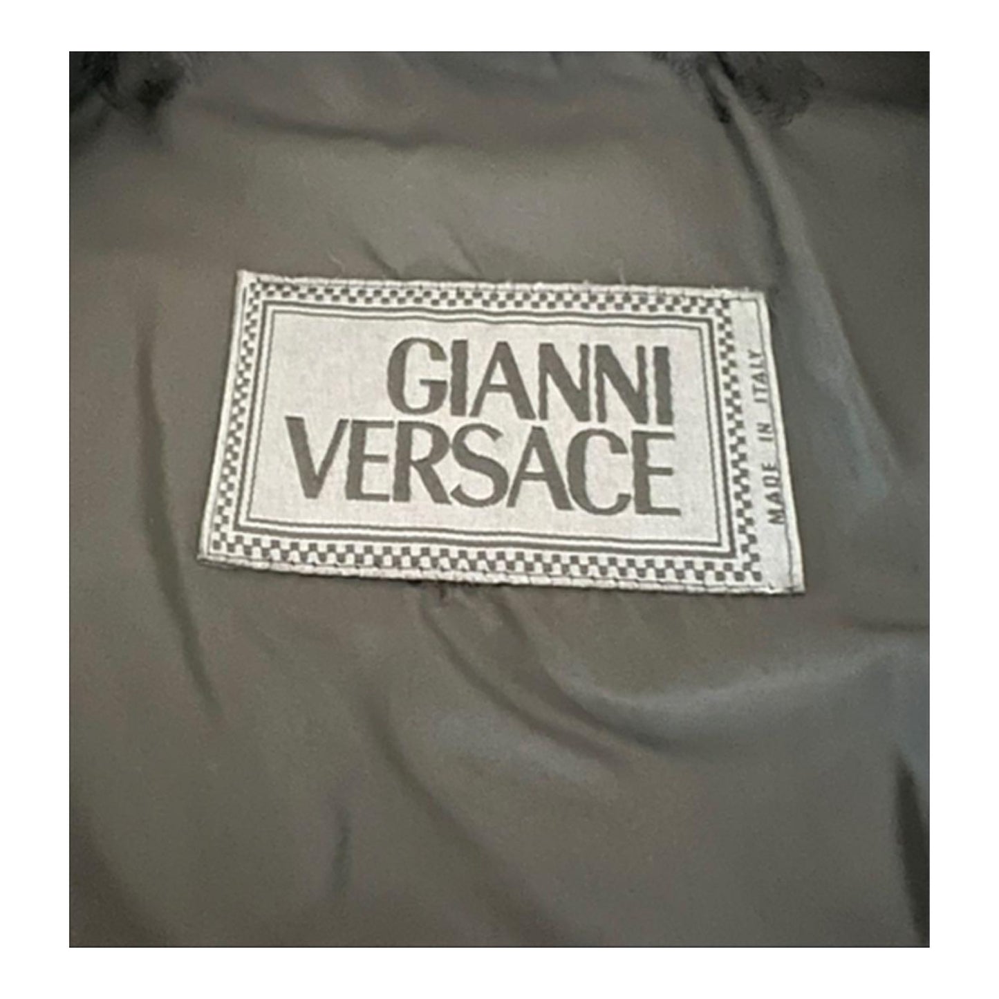 Gianni Versace Velcro Pocket Harrington Jacket
