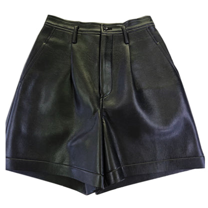 Tricot Comme Des Garcons Leather Shorts