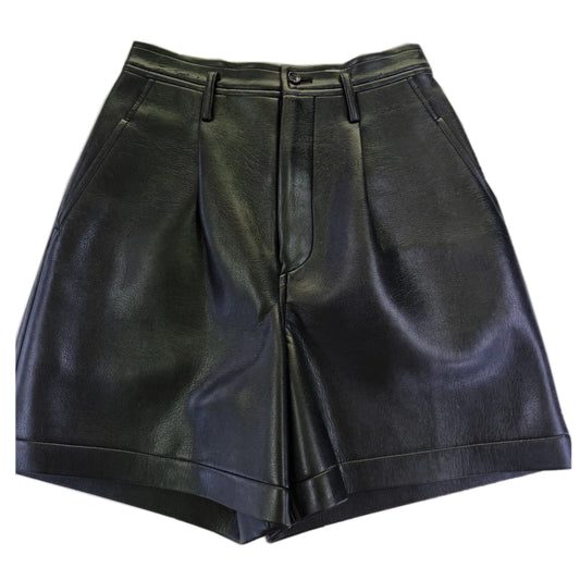 Tricot Comme Des Garcons Leather Shorts