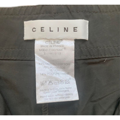 Celine Motor Zip Cargo Wide Leg Pants
