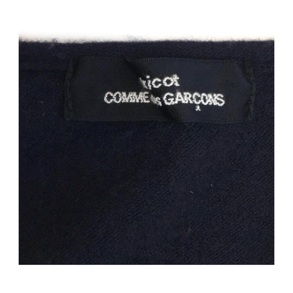 Tricot Comme Des Garcons Balloon 3/4 SS Wool Knit Scoop Neck Top