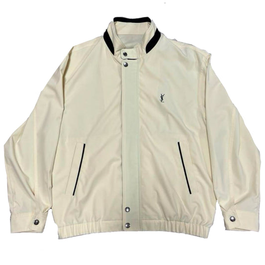 Yves Saint Laurent Pour Homme Logo Zipper Parka