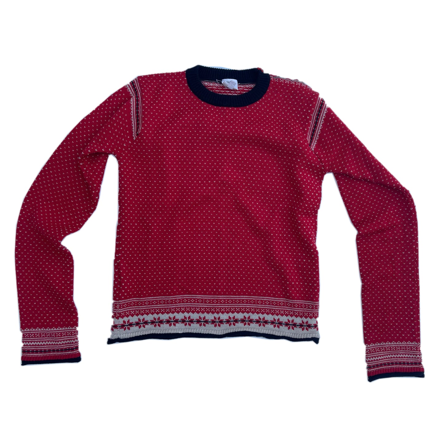 Jean Paul Gaultier Love Heart Argyle Knit Sweater