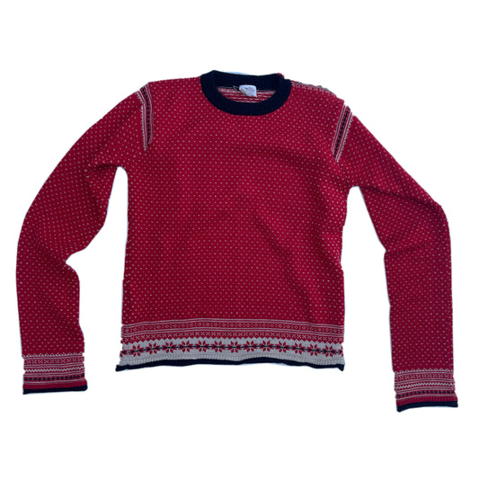 Jean Paul Gaultier Love Heart Argyle Knit Sweater