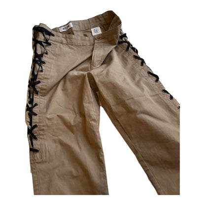 Moschino Jeans Tie Up High Waist Pants
