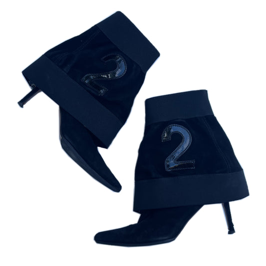 Christian Dior Suede #2 Zip Sleeve Ankle Boot