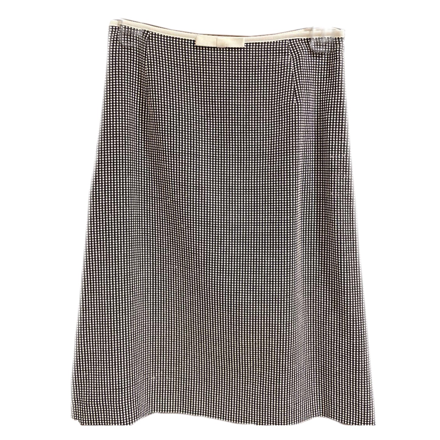 Courreges Checkered Piped Lining Button Down Blazer Skirt Set