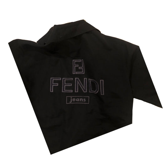 Fendi Brown/Black Reversible FF Logo Parka