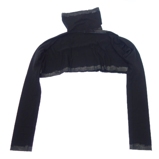 Comme Des Garcons Turtleneck Cropped Slit Neck LS Top