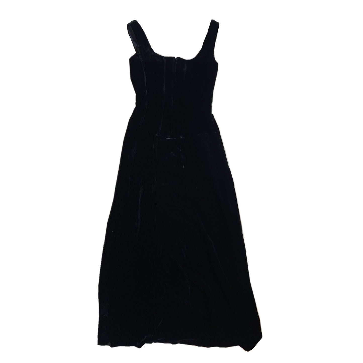 Ralph Lauren Velvet Lace Up Maxi Dress
