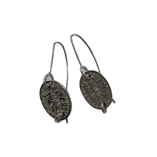 Christian Dior Jadore Dior Rhinestone Piercing Drop Down Earring