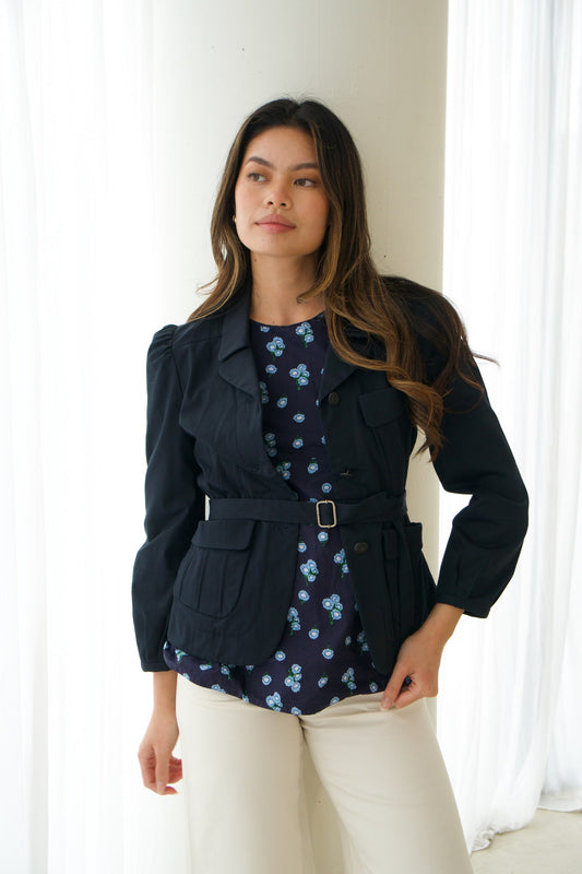 Miu Miu Belted Pocket Blazer