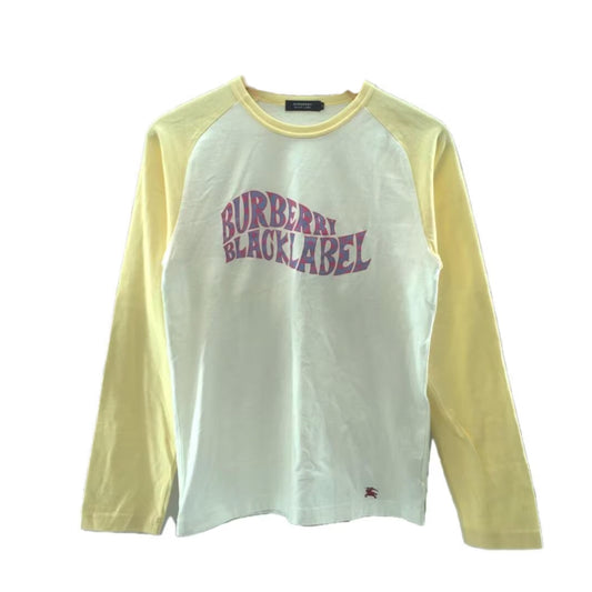 Burberry Black Label Henley Logo LS Tee