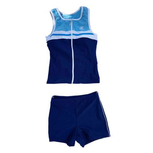 Courreges Sport Navy/Blue Zip Up Top & Hot Shorts