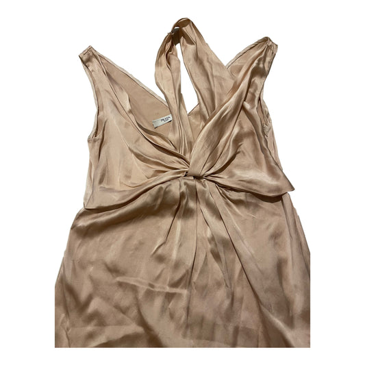 Prada Silk Halterneck Double Strap Twist Front Cami