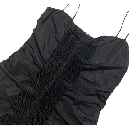Dolce & Gabbana Pleated Mini Strappy Dress