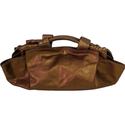 Loewe Gold Metallic Nappa Leather Hobo Bag