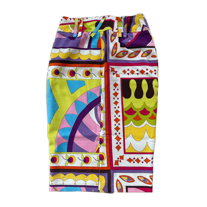 Dolce & Gabbana Mosaic Print Midi Skirt