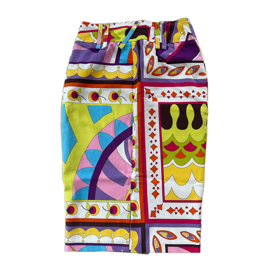 Dolce & Gabbana Mosaic Print Midi Skirt