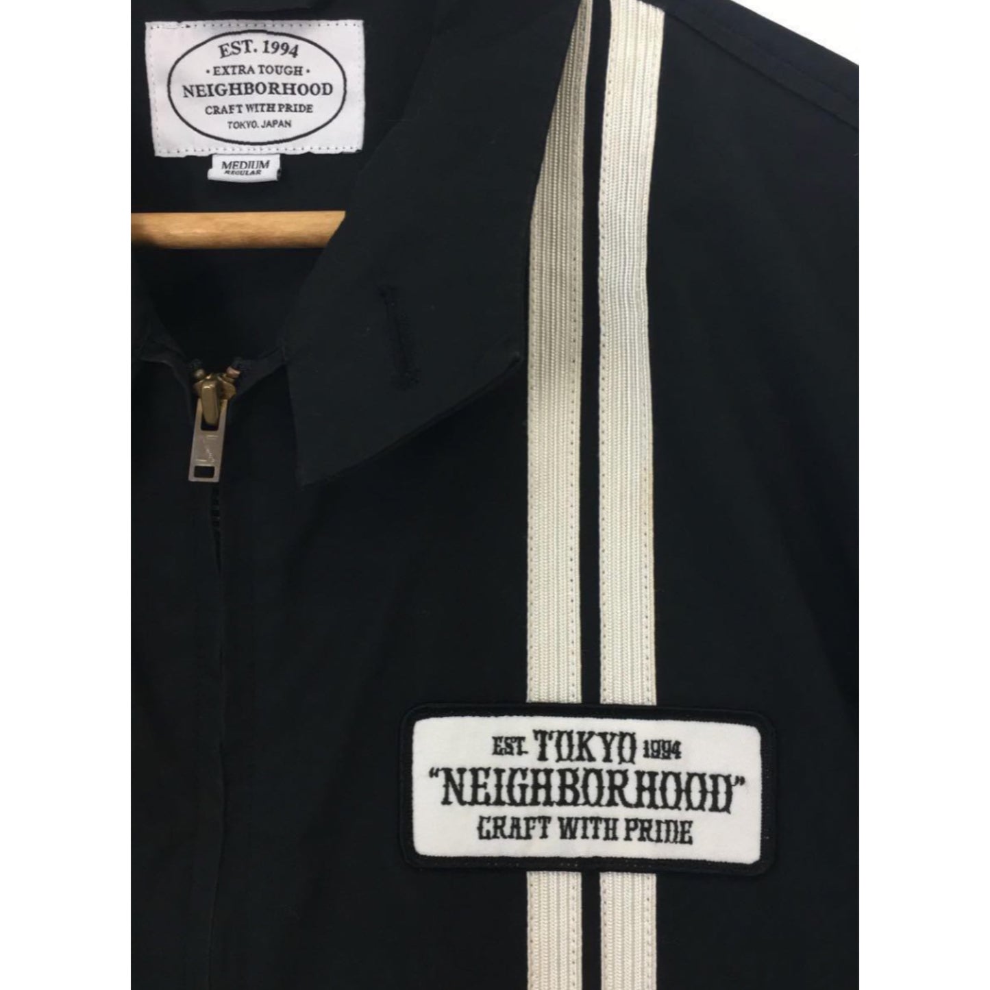 Neighborhood Motor Race Jacket w Logo Patch