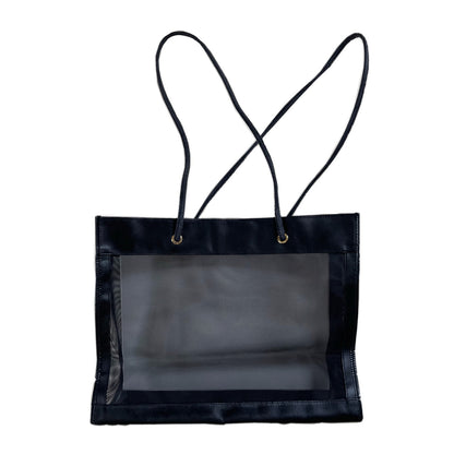 Fendi Mesh Logo Leather Shoulder Bag