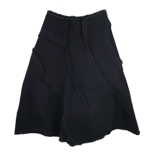 Tricot Comme Des Garcons Raw Stitch A Line Midi Skirt