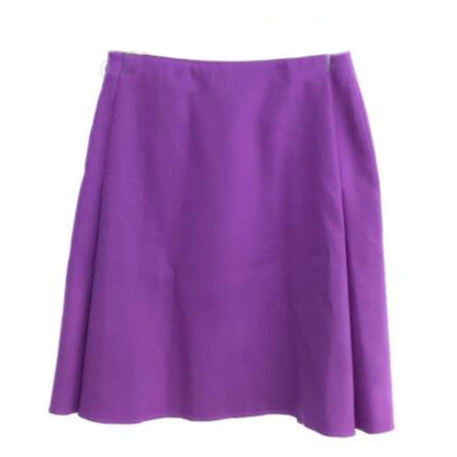 Valentino Virgin Wool A Line Skirt
