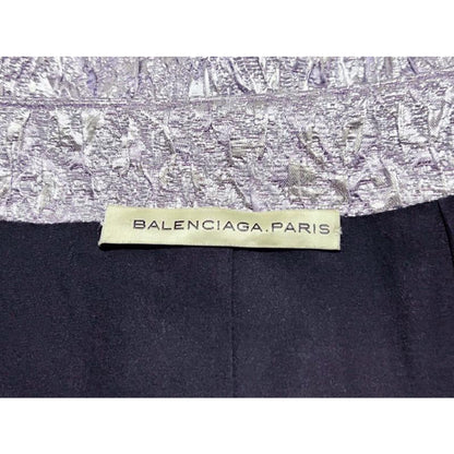 Balenciaga Metallic Button Dress Coat