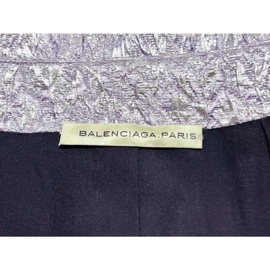 Balenciaga Metallic Button Dress Coat