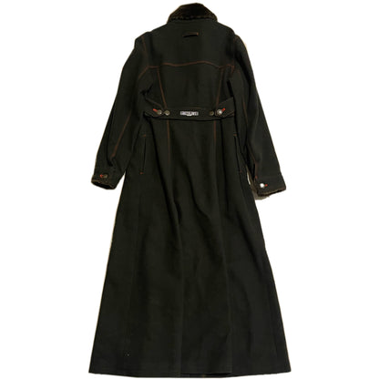 Jean Paul Gaultier Maxi Military Fur Button Coat