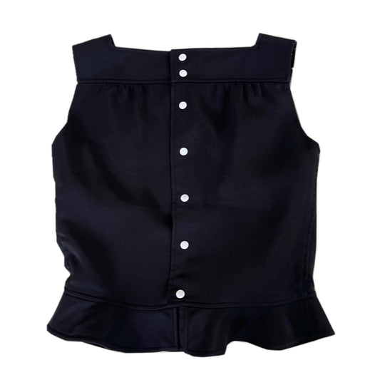 Courreges Logo Sless Peplum Top, Straight Leg Pant Set