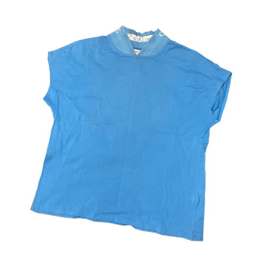 Christian Dior Sport Logo Collar Sleeveless Mock Neck Top